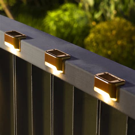 SOLPEX Solar Deck Lights Outdoor 16 Pack, Solar Step Lights Waterproof ...