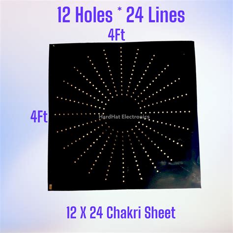 12 X 24 (4ft X 4ft)Chakri Sheet – HardHat Electronics
