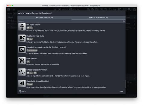 Image result for How to Make Extensions Gdevelop
