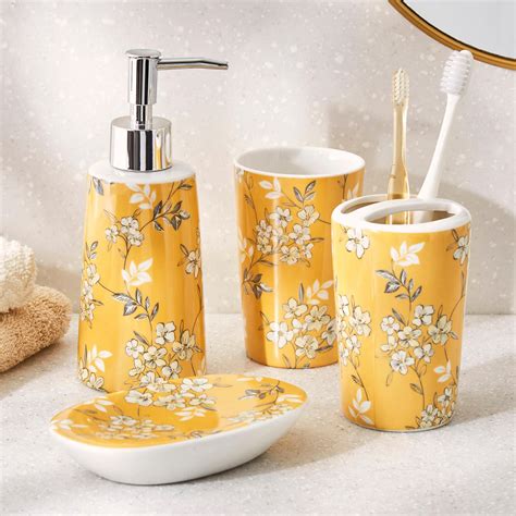 Buy Mekong Ceramic Printed Tooth Brush Holder from Home Centre at just ...