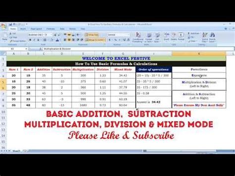 Image result for Excel Formulas Basicas