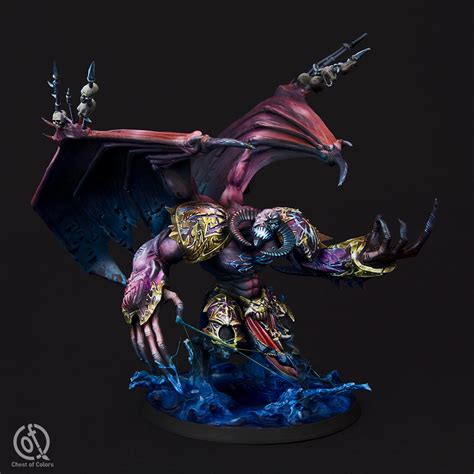 Chaos Daemon Prince of Slaanesh • Chest of Colors