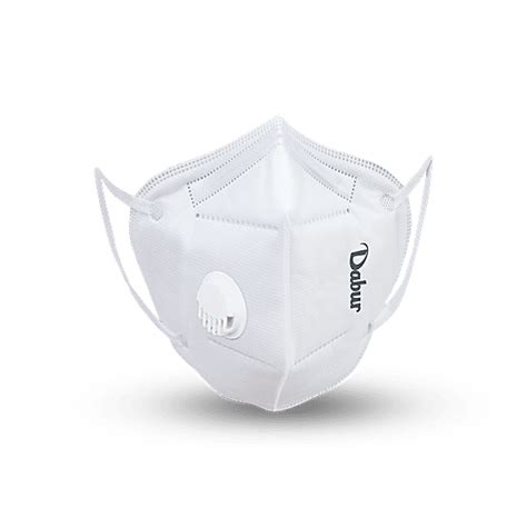 Buy Dabur D95 Safe Face Mask With Valve - White Online at Best Price of ...