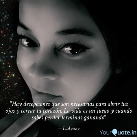 "Hay decepciones que son ... | Quotes & Writings by Yazmin Almodovar ...