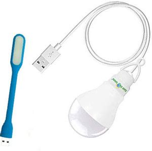 JAGMAX USB Bulb 5 Watt 6 Volt Bright LED Light +* USB Bulb 5 Watt 6 ...