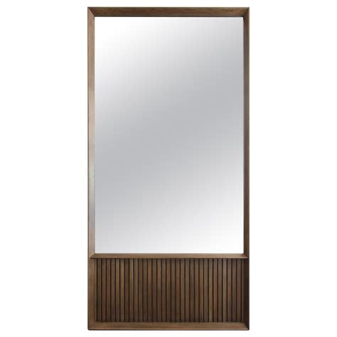 Oslo Rectangular Floor Mirror in Walnut For Sale at 1stDibs | oslo mirror