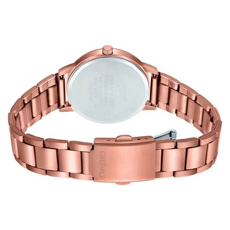 Casio Enticer Rose Gold Dial Women 34mm – Zimson Watch Store