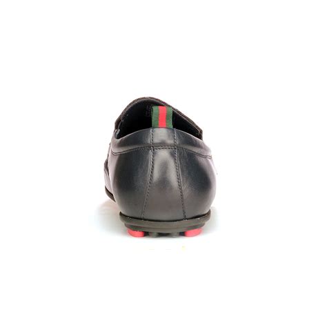 Pavers England: Casual Driving Loafers For Men In Black Colour
