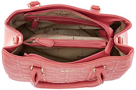 Buy Lavie Nango Women's Satchel Bag (Coral) at Amazon.in