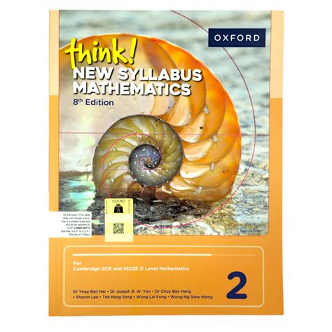 Oxford - Think New Syllabus Mathematics 2 - 8th Edition – ReadStore.pk