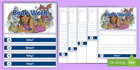 Book Week Staggered Notebook (teacher made) - Twinkl
