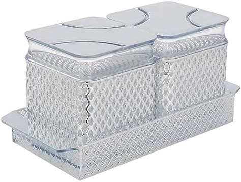 Buy ASIAN Plastowares Utility Star Storage Containers Set of 4, (500 Ml ...