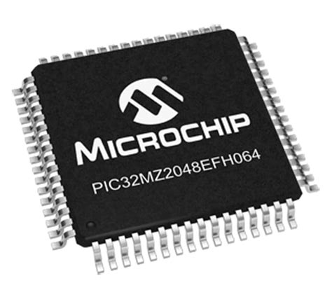 PIC32MZ2048EFH064-I/PT Microchip | Microchip, 32 bit MIPS MicroAptiv ...