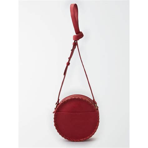 Buy American Eagle Red Aeo Whip Stitch Crossbody Bag Online