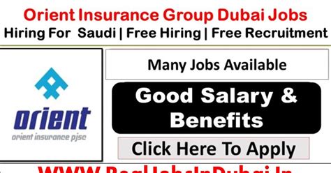 Orient Insurance Careers Jobs Vacancies In UAE 2024