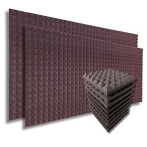 MMT Acoustix® 1Pc Pyramid Acoustic Foam, ProStudio Sound Setup ...