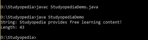 Length Method in Java 的图像结果