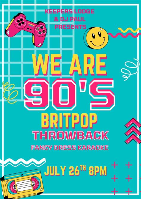 90’s Britpop Fancy Dress Karaoke ? , Beaumont Leys, Leicester, 26 July ...