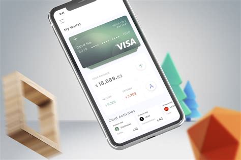 电子钱包APP应用银行卡管理界面模板 Wallet Card Mobile Ui – B – 设计小咖