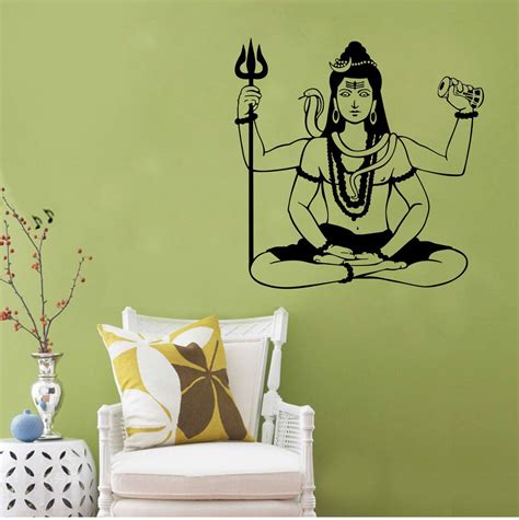 Buy Decor Villa om Namah Shivaya Wall Sticker & Decal (PVC Vinyl,Size ...