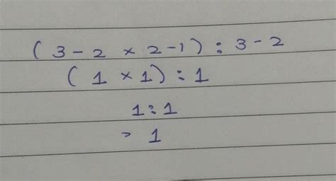 3.Evaluate :(3-2 x 2-1): 3-2 - Brainly.in