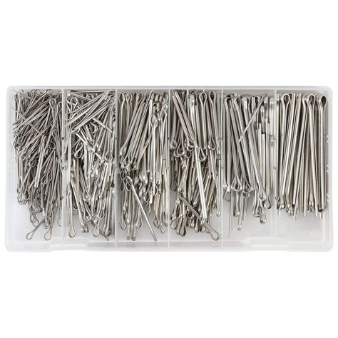 Hardware Machinery 68121 Stainless Cotter Pin Assortment 555 Piece
