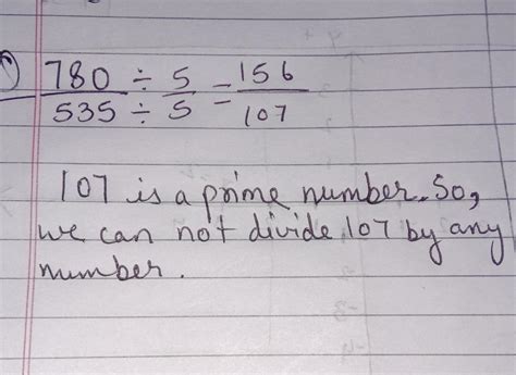 780/535 into simplest form - Brainly.in
