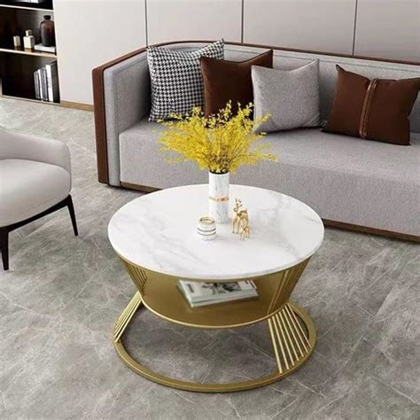 Gold Marble Center Table – Creator Handicrafts