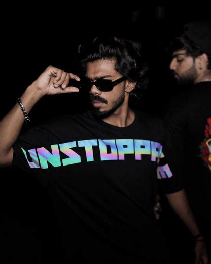 Unstoppable Oversized T-Shirt for Men – Reflective Print – Mydesignation