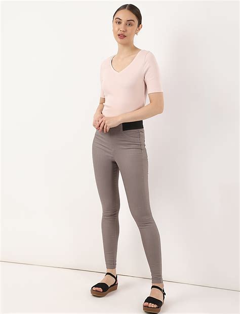 Buy Solid Super Skinny Fit Jeggings at Marks & Spencer