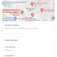 Rashmi — Placed the order and paid an amount but no confirmation