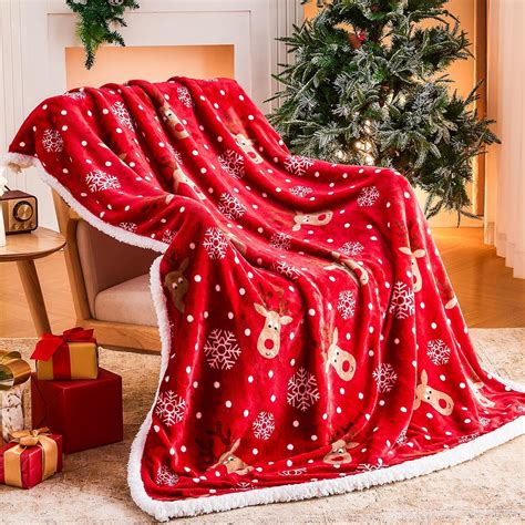 Amazon.com: Ramees Christmas Throw Blanket, Christmas Decorations ...