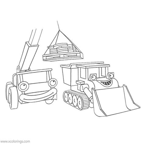 Bob The Builder Lofty Coloring Coloring Pages