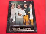 Buy Bart Starr Paul Hornung Jim Taylor Vince Lombardi Packers Collector ...