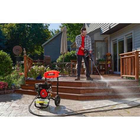 CRAFTSMAN 3000 PSI 2.3-GPMs Cold Water Gas Pressure Washer with 4 Spray ...