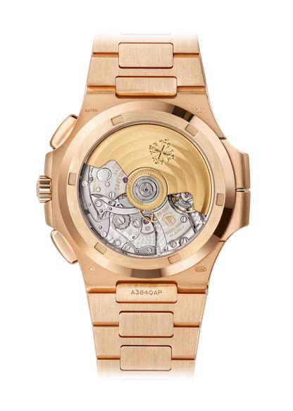 Nautilus-Inspired Rose Gold Watch – Flyback Chronograph, Travel Time ...