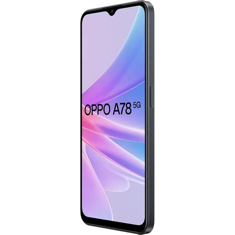 OPPO A78 Glowing Black 6.56" 128GB 5G Unlocked & SIM Free Smartphone - Laptops Direct