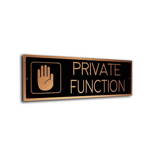 Image result for Private Function Sign