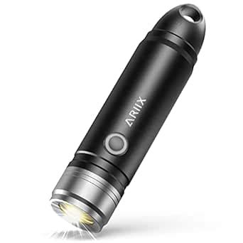 ARIIX Super Bright Outdoor EDC Mini Keychain Led Flashlight High 650 ...