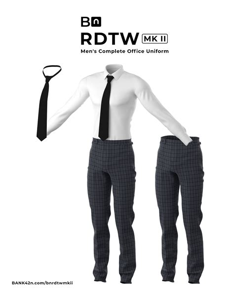 BANK42n : BN RDTW MK II, Men's Complete Office Uniform.