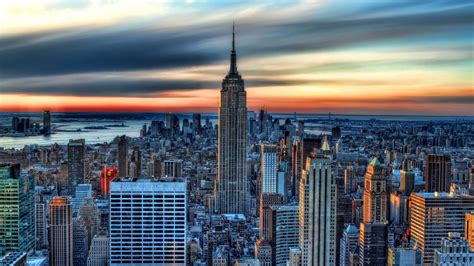 architecture, Building, Cityscape, City, Clouds, Evening, USA, New York ...