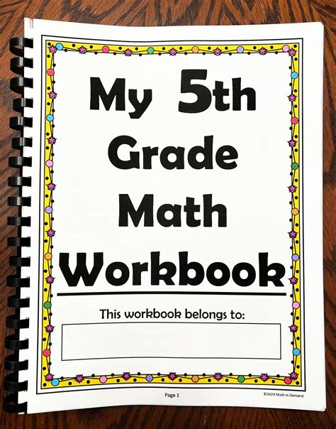 Image result for 5th Grade Math Workbook Pages