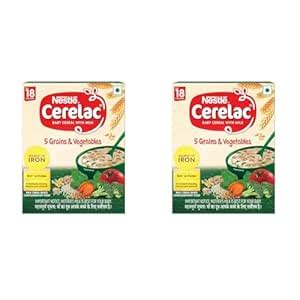 CERELAC Nestle Cerelac Baby Cereal With Milk, 5 Grains & Vegetables ...