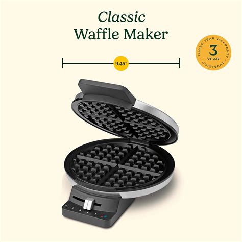 Cuisinart WMR-CAP2 Round Classic Waffle Maker Instruction Manual