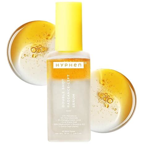 Hyphen 18% Brightening + 20% Collagen Face Serum | Double Shot Serum ...