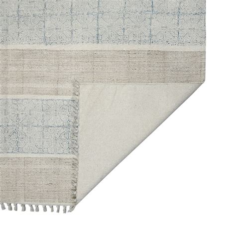 AMER DUNE 3 X 5 (ft) Stone Blue Indoor Throw Rug DUN40305 at Lowes.com