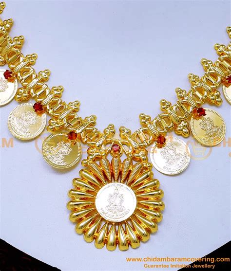 Buy Kerala Lakshmi Coin Traditional Necklace Designs Gold