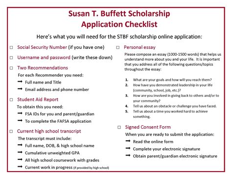 Application Requirements | The Susan Thompson Buffett Foundation ...