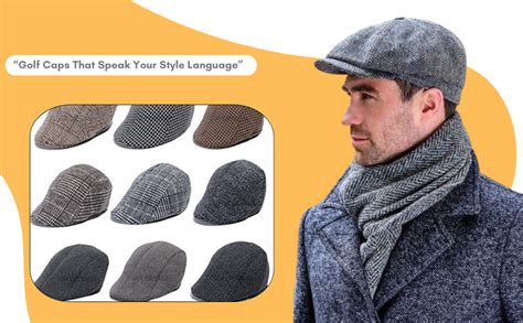 Buy fy 7770 Golf/Flat Cap for Men/Gatsby Newsboy Hat Cap for Men ...