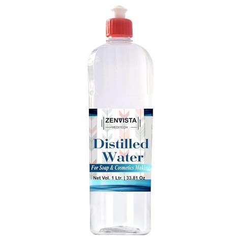 Buy Marks Clear Zenvista Meditech Distilled Water Good For Soap Makings ...